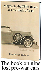 The exclusive illustrated book on nine lost pre-war Maybach cars